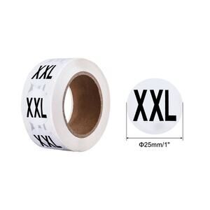 x120 "Thank you" BLACK sticker shipping supplies